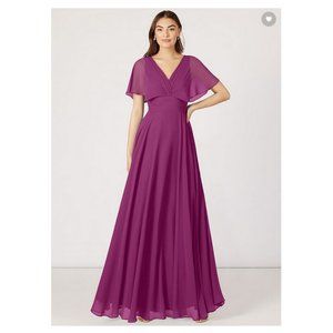 Azazie Pamela Bridesmaid Dress in Orchid Size A6